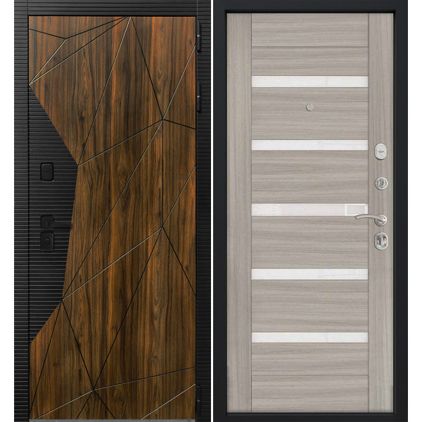 Входная дверь Command Doors Shellwood 18SP Белая Лиственница