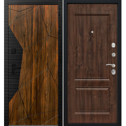 Входная дверь Command Doors Shellwood 61 Темный дуб