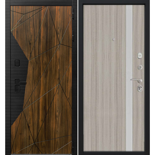 Входная дверь Command Doors Shellwood 6S Белая Лиственница