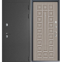 Входная дверь Command Doors Сибирь термо графит букле 01 Белая лиственница
