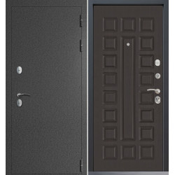 Входная дверь Command Doors Сибирь термо графит букле 01 Венге