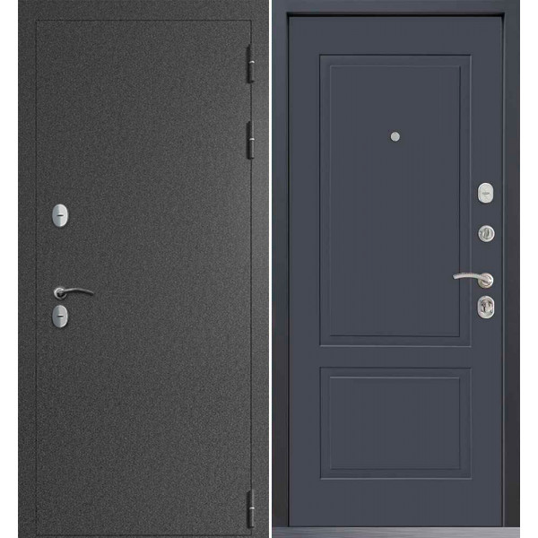 Входная дверь Command Doors Сибирь термо графит букле 05 Графит Серый