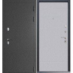 Входная дверь Command Doors Сибирь термо графит букле 46 Альберо Браш