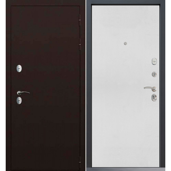 Входная дверь Command Doors Сибирь термо 00 Белый матовый