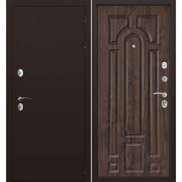 Входная дверь Command Doors Сибирь термо 17.02 Темный Дуб