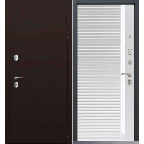 Входная дверь Command Doors Сибирь термо 30Б белый матовый