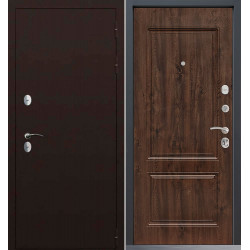 Входная дверь Command Doors Сибирь термо 61 Темный дуб
