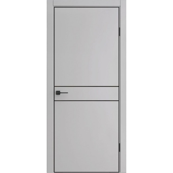 Межкомнатная дверь Ульяновские двери ДП-52 (Silver gray) Глухие, silver gray