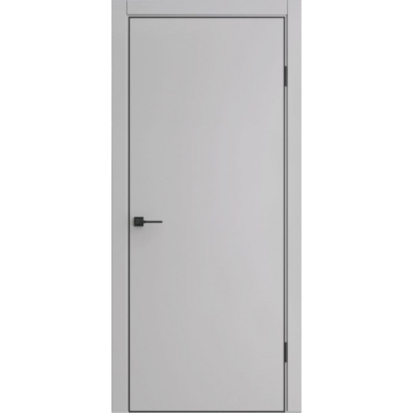 Межкомнатная дверь Ульяновские двери ДП-50 (Silver gray) Глухие, silver gray