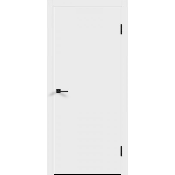 Межкомнатная дверь Velldoris Flat глухое цвет Белый покрытие Эмаль