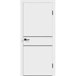 Межкомнатная дверь Velldoris Flat H2 цвет Белый покрытие Эмаль