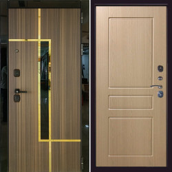 Заводские двери Гата панель К2 Беленый дуб